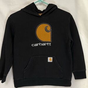 Carhartt Junior Kids   size 10 Hoodie with Gold Logo